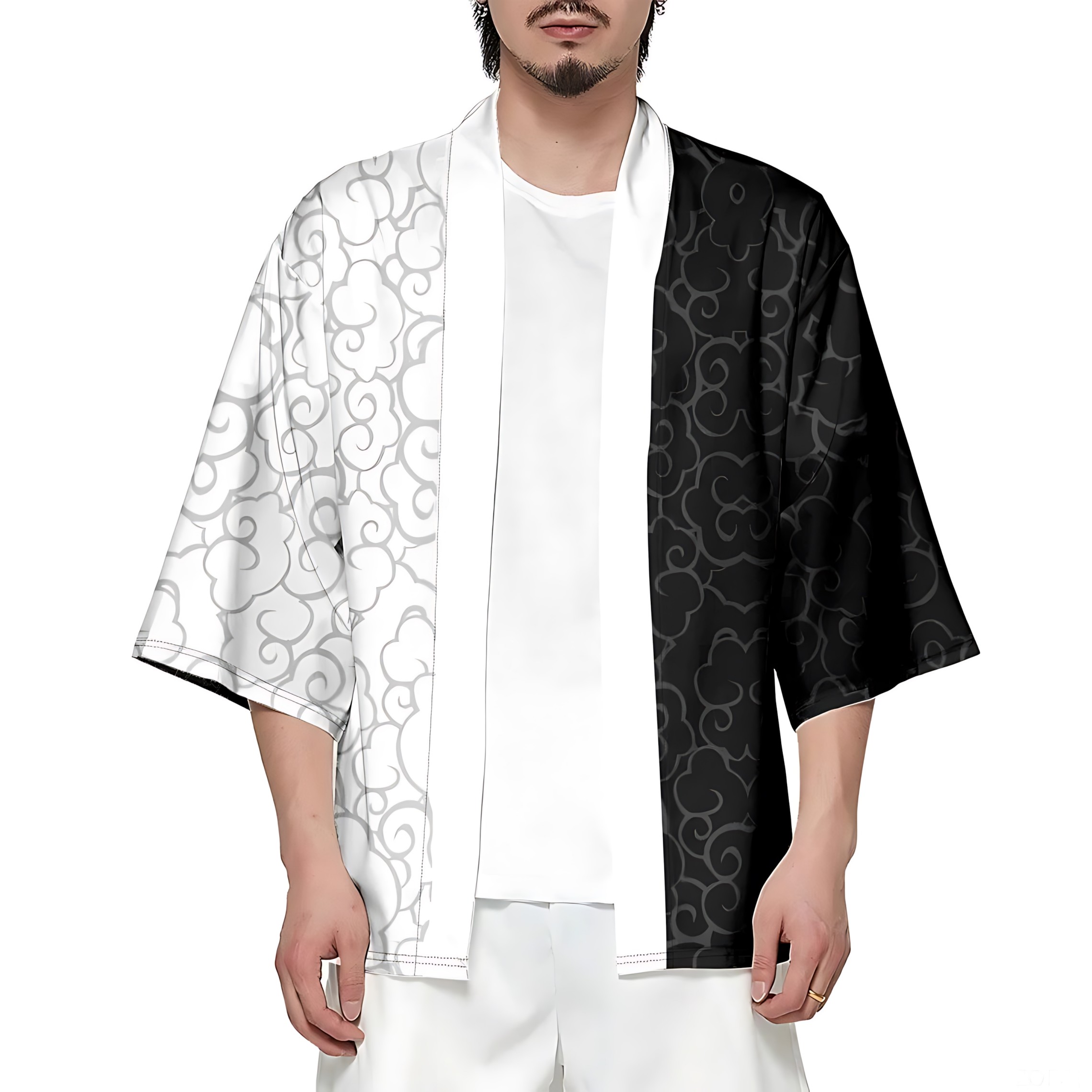 Summer Clothing Patterns - Kimono d'été 2026 pour homme, motif