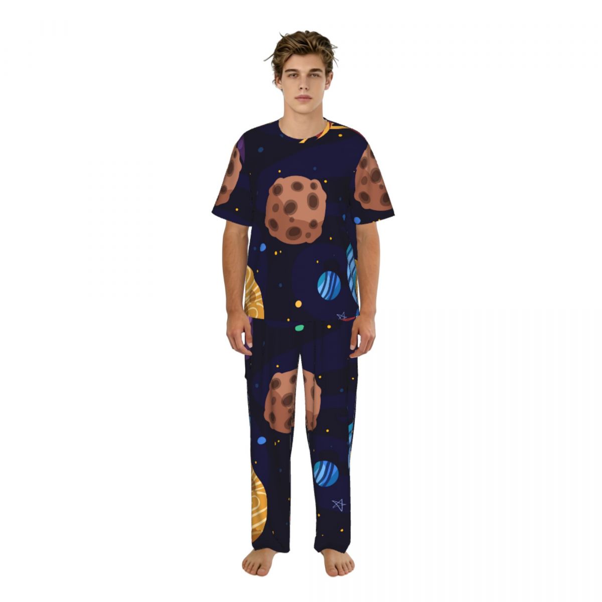 Summer Clothing Cartoon - Pyjama pour hommes, ensemble de vêtements