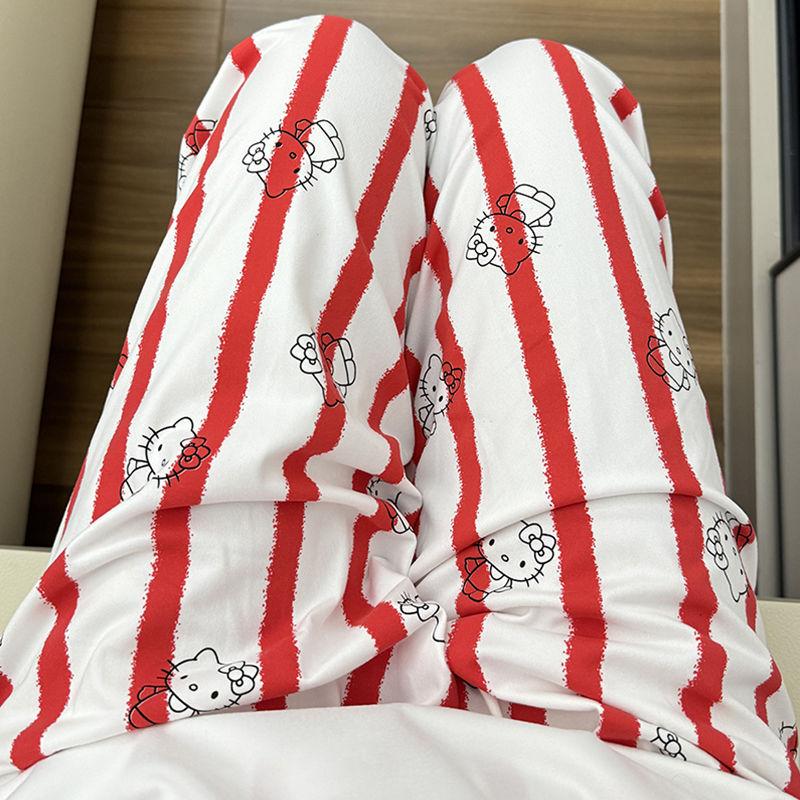 Summer Clothing Cartoon - Pantalons de pyjama Sanrio Hello Kitty