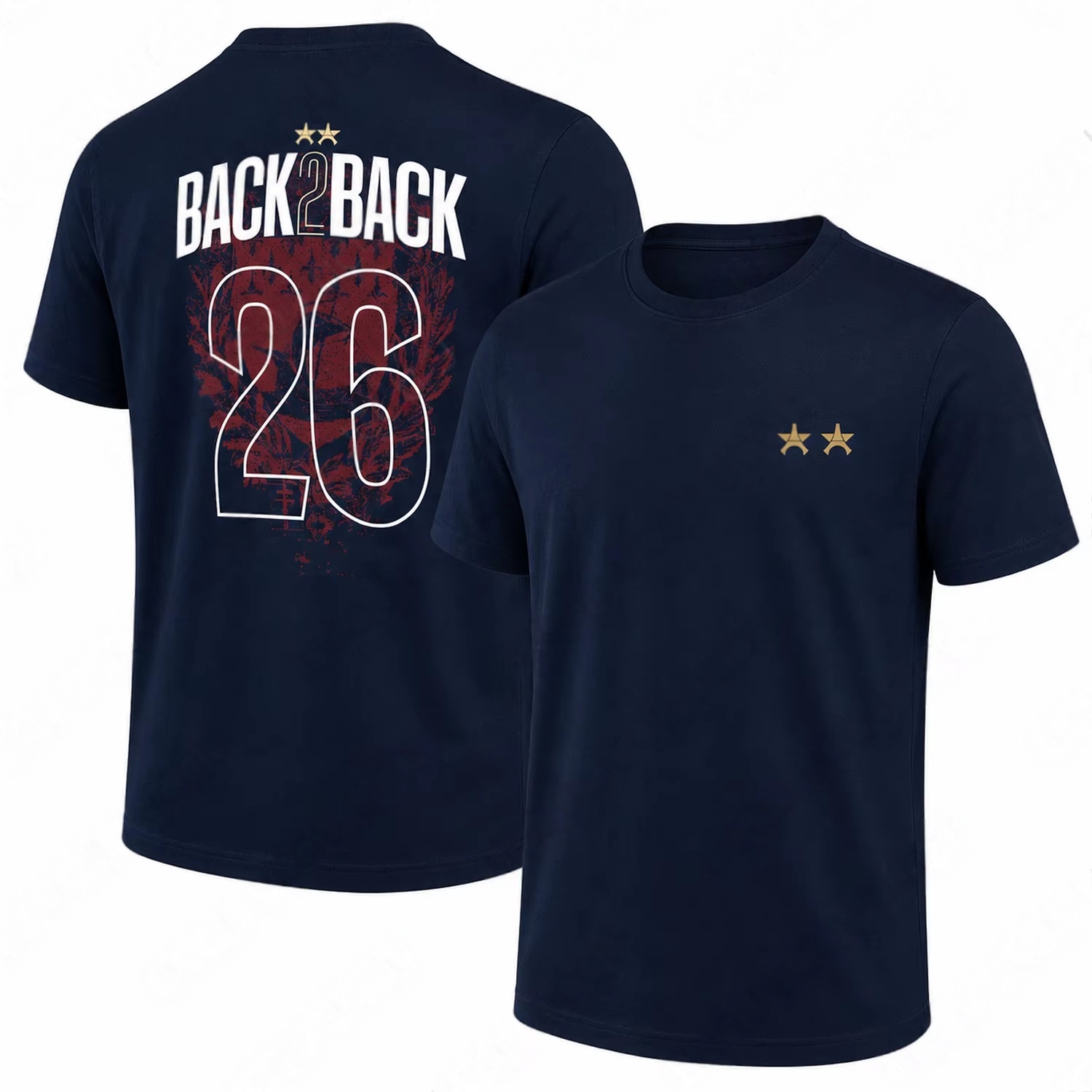 Summer Clothing In Paris - T-shirt PSG Paris Back To Back