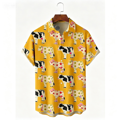 Summer Clothing For A Beach - Chemise Hawaïenne Tendance à Motifs Floraux
