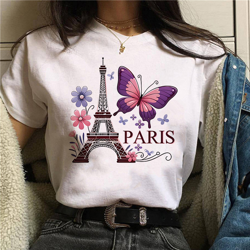 T-shirt imprimé avec motif de  - Summer Clothing In Paris avis et prix