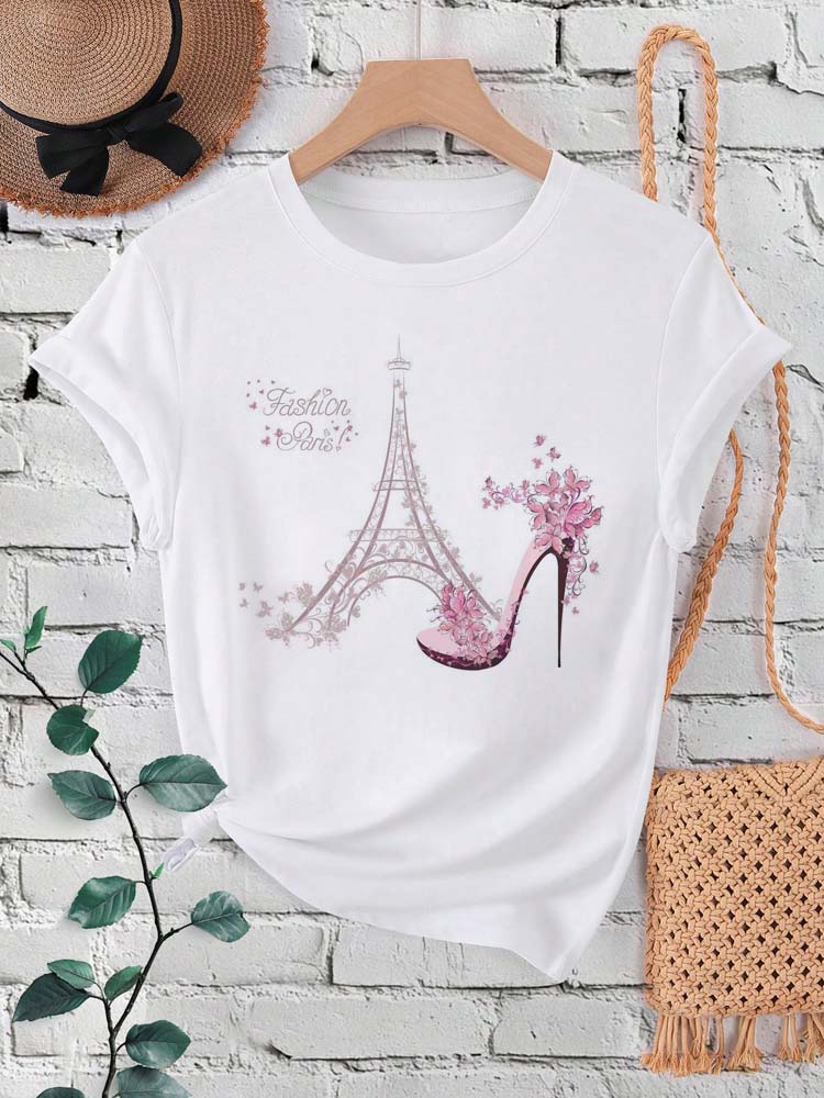 Mode Paris tour Eiffel imprime - Summer Clothing In Paris avis et prix