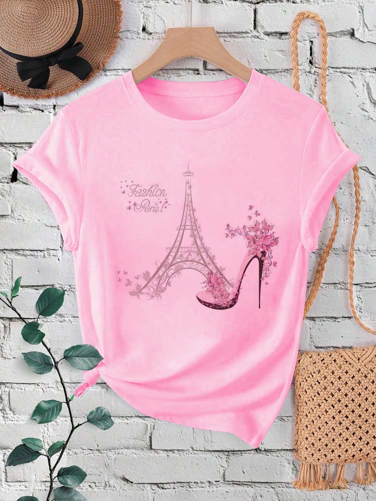 Mode Paris tour Eiffel imprime - Summer Clothing In Paris avis et prix