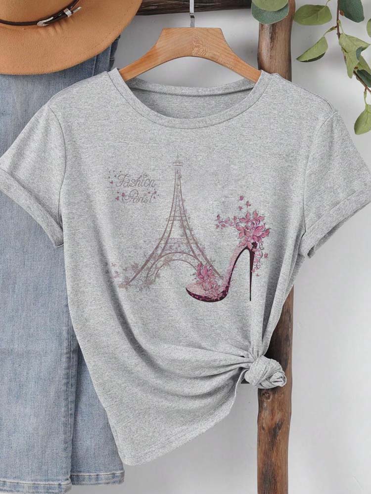Mode Paris tour Eiffel imprime - Summer Clothing In Paris avis et prix