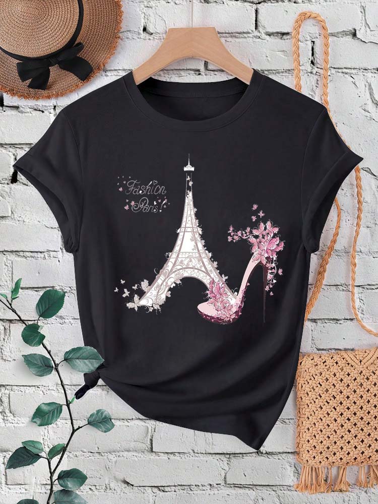 Mode Paris tour Eiffel imprime - Summer Clothing In Paris avis et prix