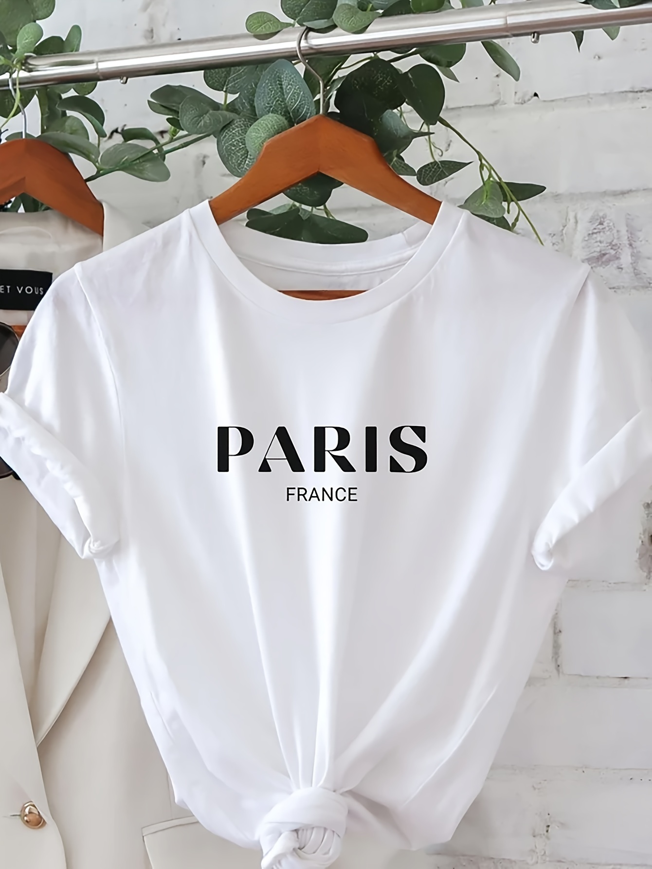 T-shirt décontracté à manches  - Summer Clothing In Paris avis et prix