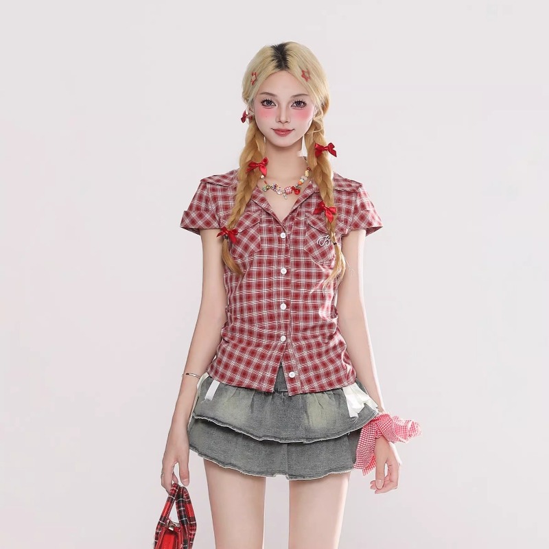 Chemise à carreaux gothique vi - Summer Goth Clothing avis et prix