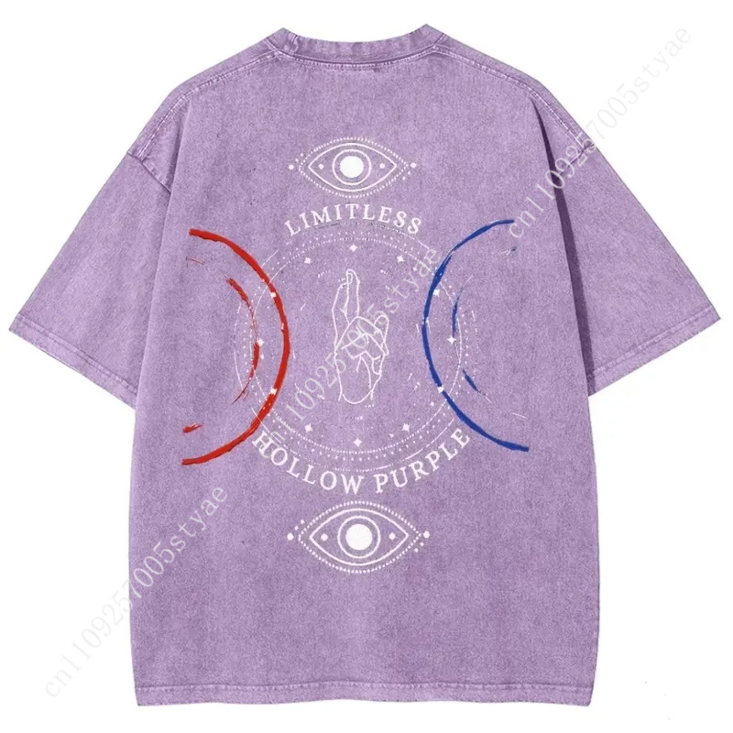 T-shirt imprimé Anime Gojo Sat - Vintage Summer Clothing Men avis et prix