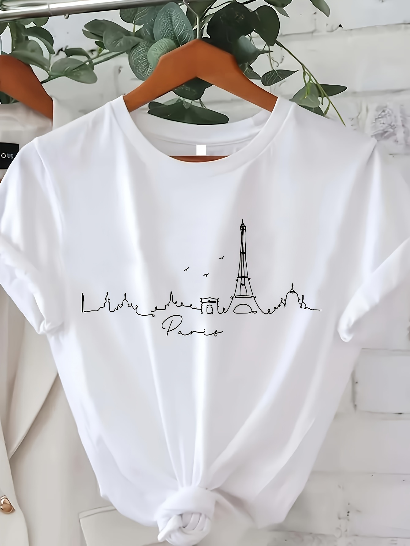 T-shirt chic pour femme inspir - Summer Clothing In Paris avis et prix