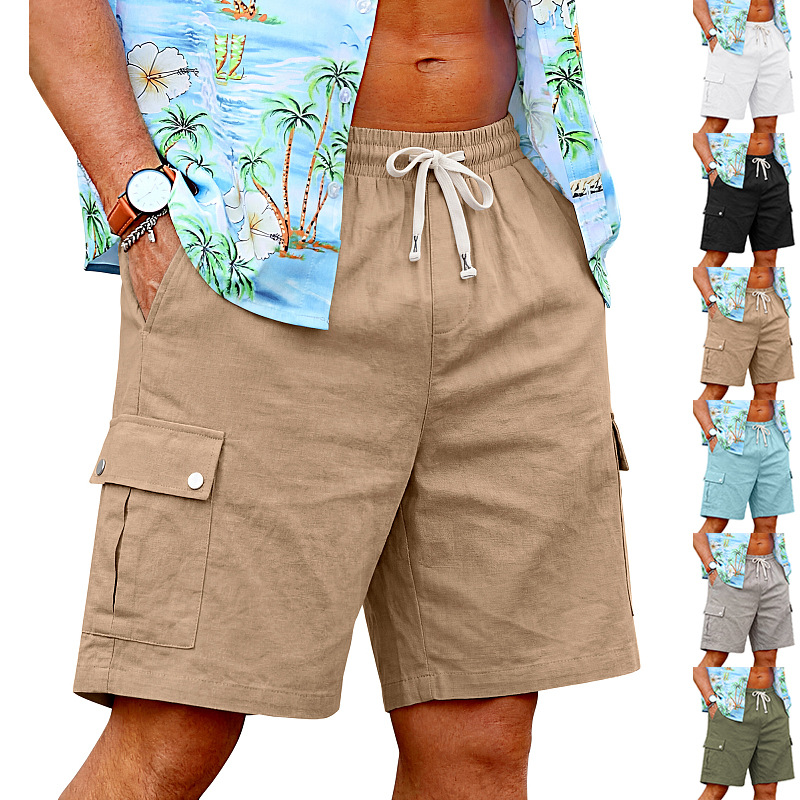 Shorts d'été amples et confort - Linen Shorts Men avis et prix