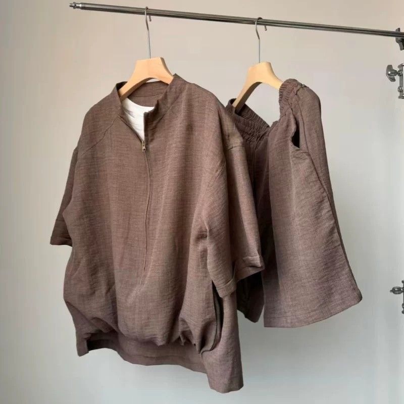 Ensemble 2 pièces décontracté  - Linen Shorts Men avis et prix