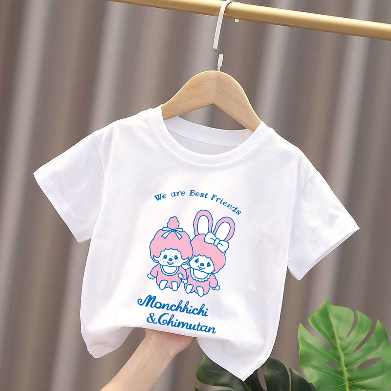 T-shirts Monchhichi pour enfan - Summer Clothing Cartoon avis et prix