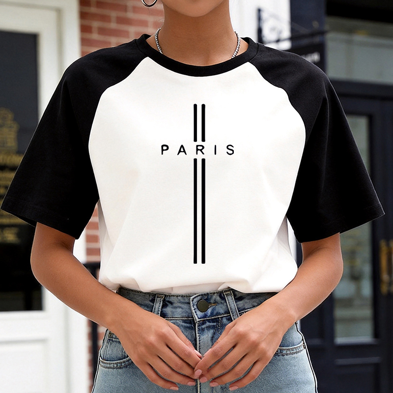 T-shirt décontracté style coré - Summer Clothing In Paris avis et prix