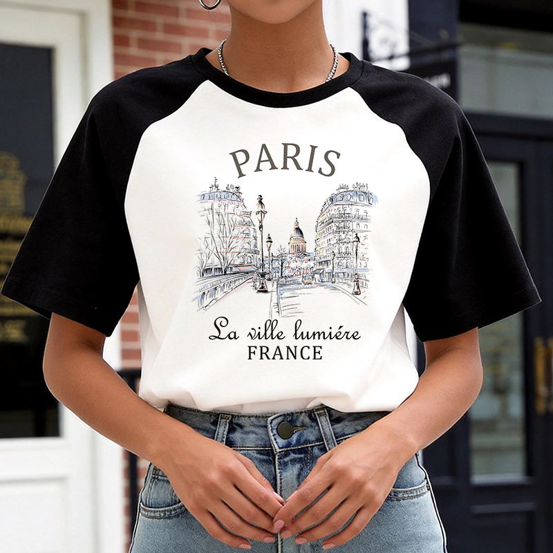 T-shirt décontracté style coré - Summer Clothing In Paris avis et prix