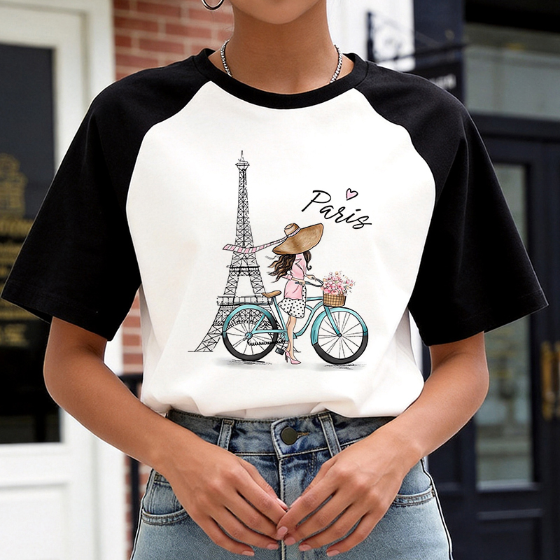 T-shirt décontracté style coré - Summer Clothing In Paris avis et prix