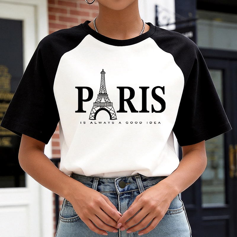 T-shirt décontracté style coré - Summer Clothing In Paris avis et prix