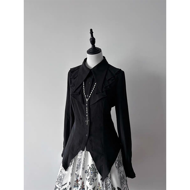 Chemises noires gothiques à vo - Summer Goth Clothing avis et prix