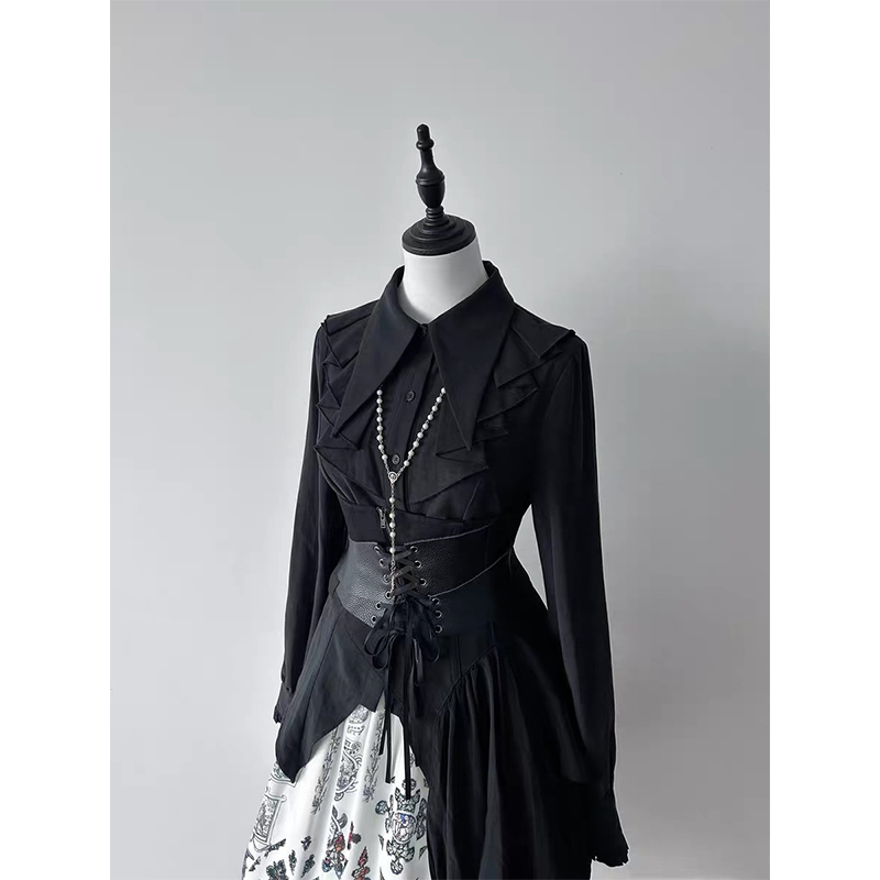 Chemises noires gothiques à vo - Summer Goth Clothing avis et prix