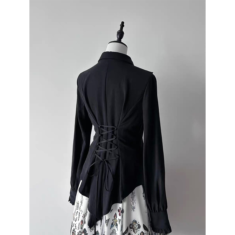 Chemises noires gothiques à vo - Summer Goth Clothing avis et prix
