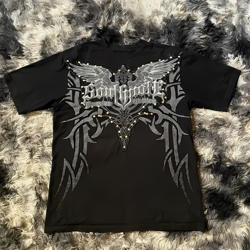 T-shirt homme col rond imprimé - Summer Goth Clothing avis et prix