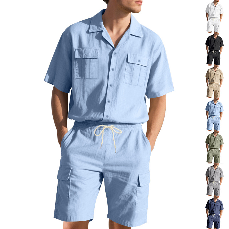 Ensemble en lin pour homme : C - Linen Shorts Men avis et prix