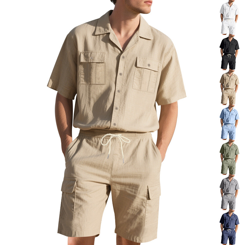 Ensemble en lin pour homme : C - Linen Shorts Men avis et prix