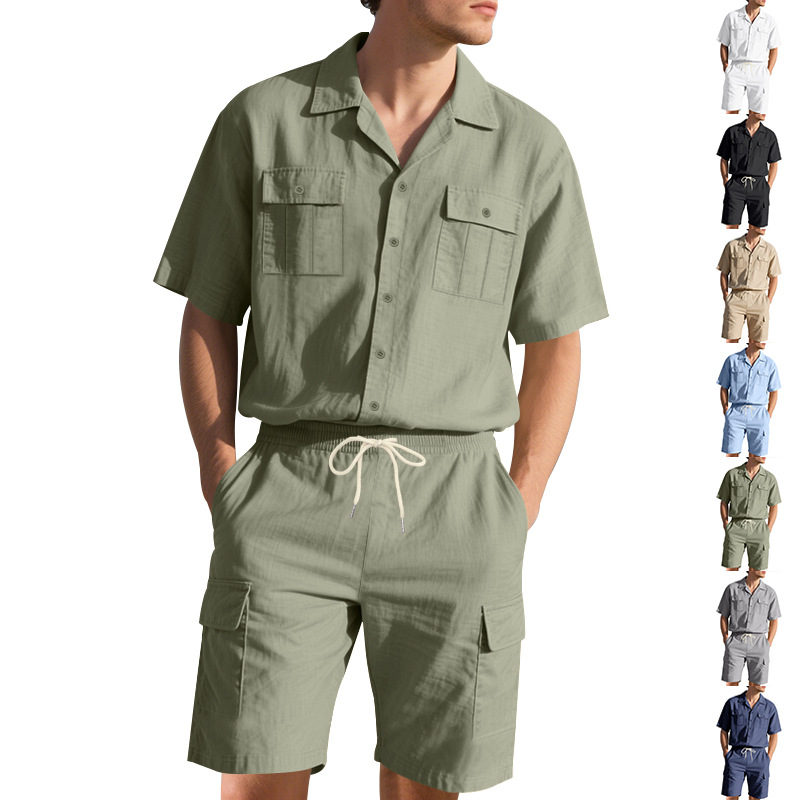 Ensemble en lin pour homme : C - Linen Shorts Men avis et prix