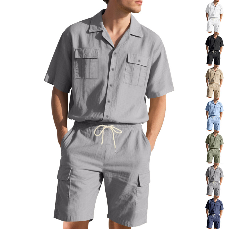 Ensemble en lin pour homme : C - Linen Shorts Men avis et prix