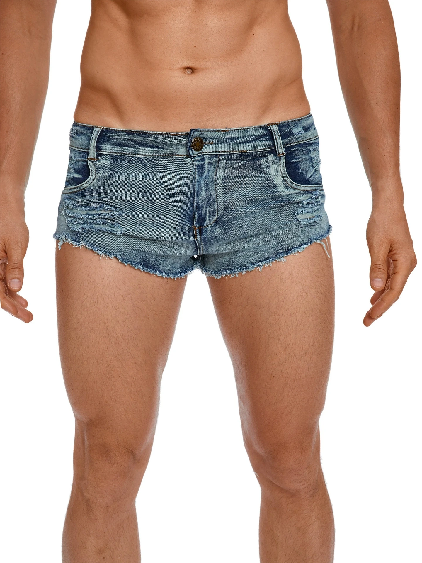 Shorts en jean taille basse po - Vintage Summer Clothing Men avis et prix